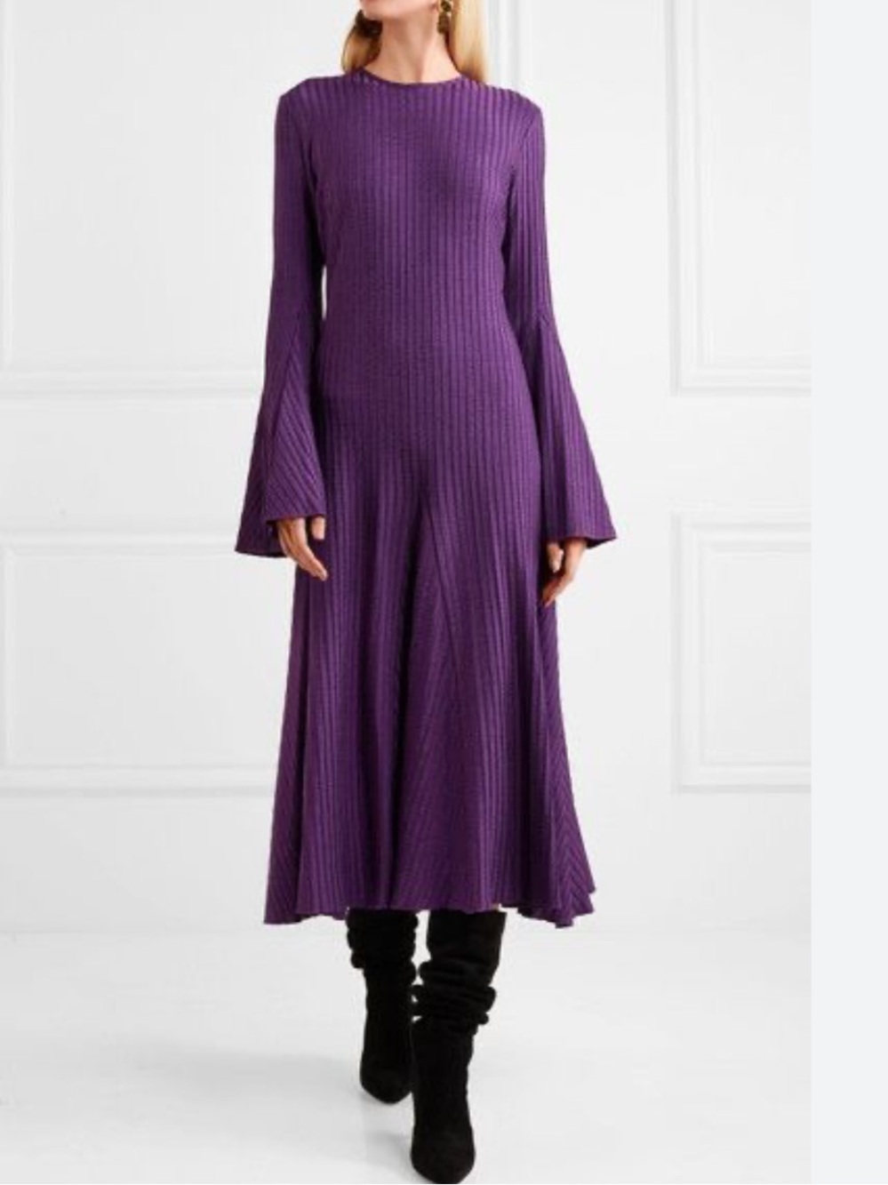 Ellery Conrad Godet Dress